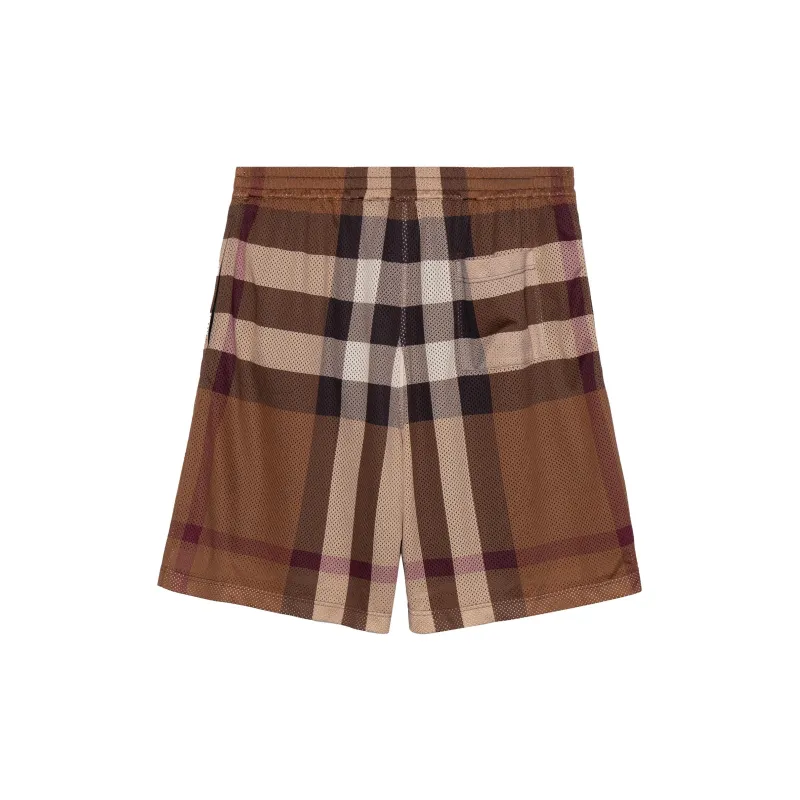 Burberry Check Mesh Bermuda Shorts-1