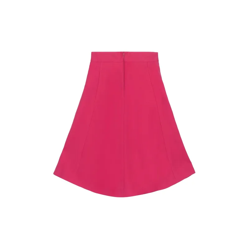 GUCCI Epilogue Series FW20 Casual Long Skirt Women's Dark Pink-1