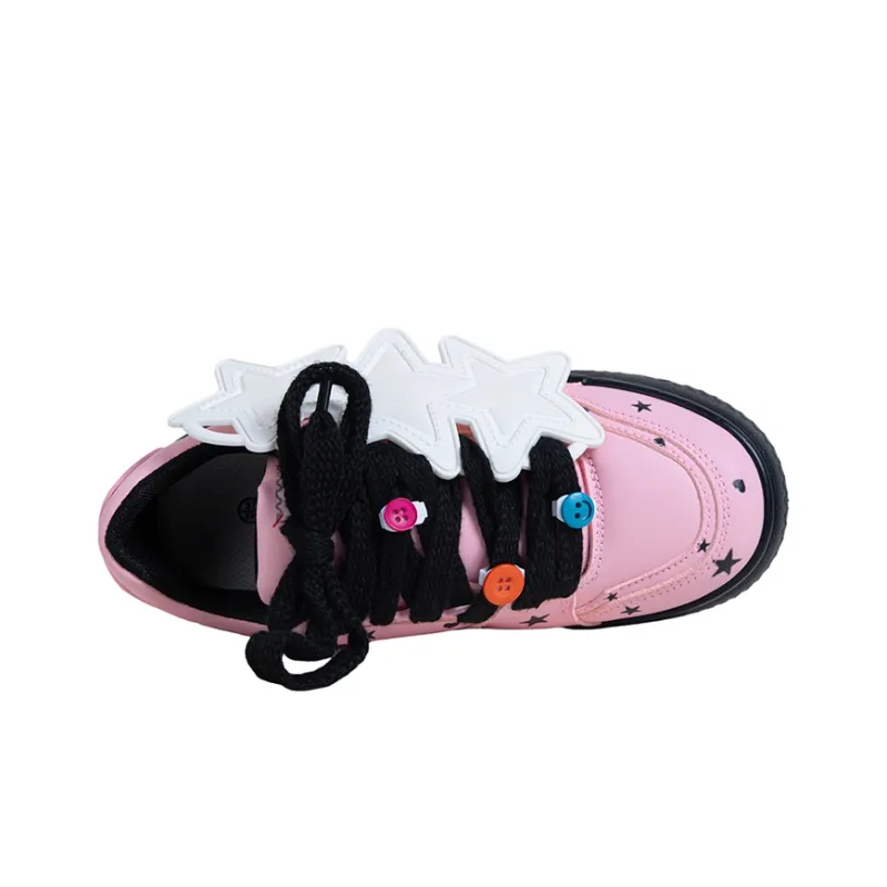 OYNN Young Baby Series Skateboard Shoes Women's Low Top White-10