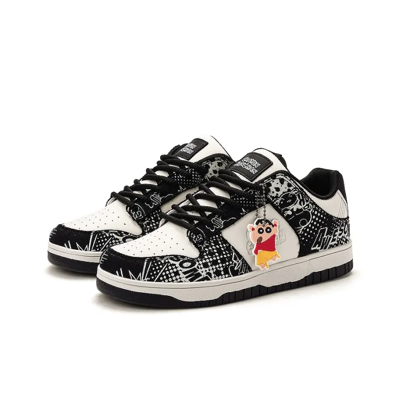 Crayon Shinchan Slip Resistant, Abrasion Resistant, Lightweight, Breathable Low Top Skateboard Shoes Unisex-17