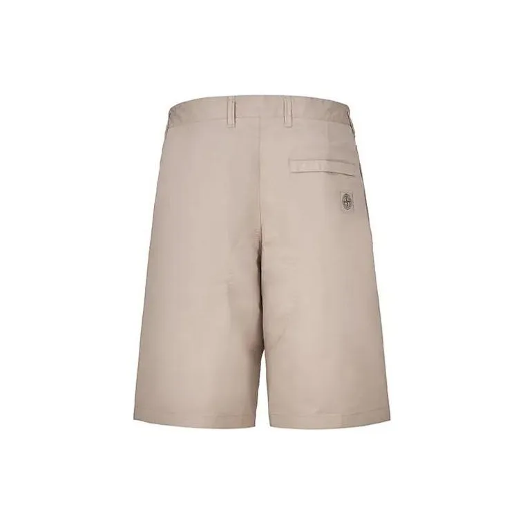 STONE ISLAND Cargo Shorts Unisex Light Coffee-1