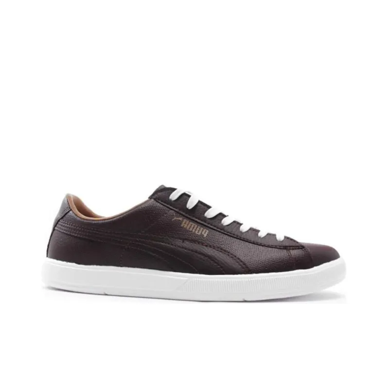 PUMA Archive Lite Low L Coverage Lightweight Breathable Low-Top Casual Skateboard Shoes Men's Dark Brown-1