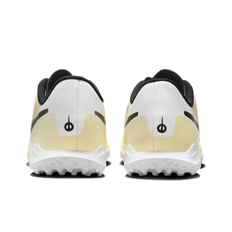 Nike Tiempo Legend 10 IC/IN Wear resistant And Lightweight Soccer Shoes Men's Beige Black-4