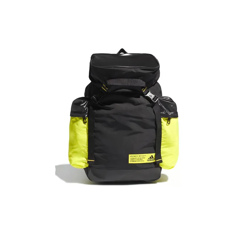 Adidas Polyester Backpack Regular Unisex Black/Acid Green/Yellow-0