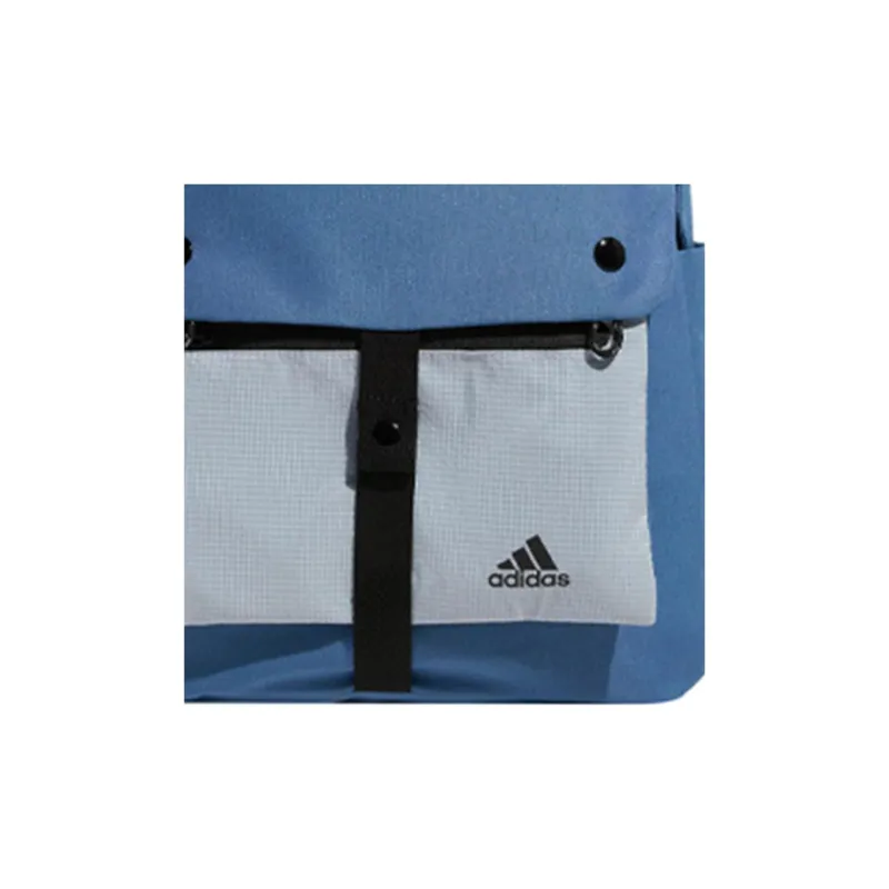 Adidas Polyester Backpack Regular Unisex Blue, Gray & Multicolor-4