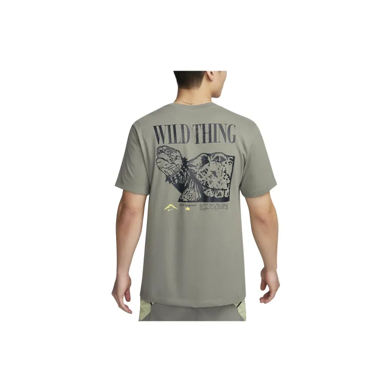 Nike T Shirts Men Green-1