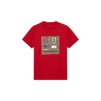 COACH T Shirts Men Red