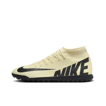 Nike Mercurial Superfly 9 IC/IN Breathable Coverage Soccer Shoes Men's Beige Black