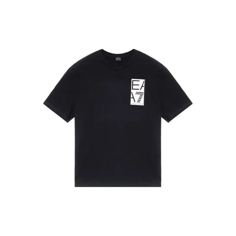 Ea7 EMPORIO ARMANI Logo Printed Crewneck T-Shirt-0