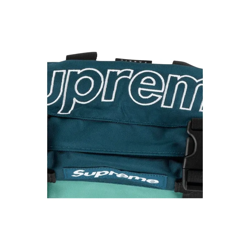 Supreme Polyester Sling Bag, One Shoulder, Crossbody, Fanny Pack Regular Unisex Blue Gray-3