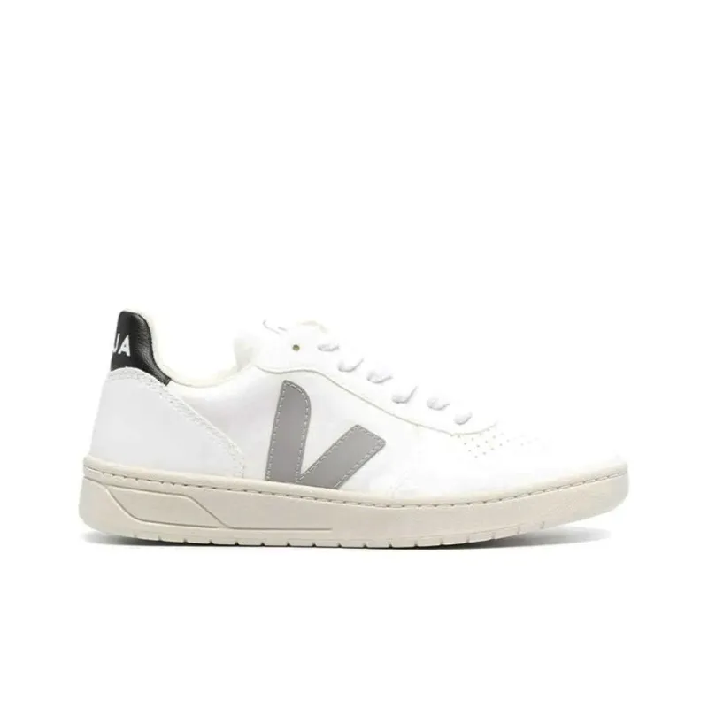 VEJA V 10 Stylish Skateboarding Shoes Men's White-1