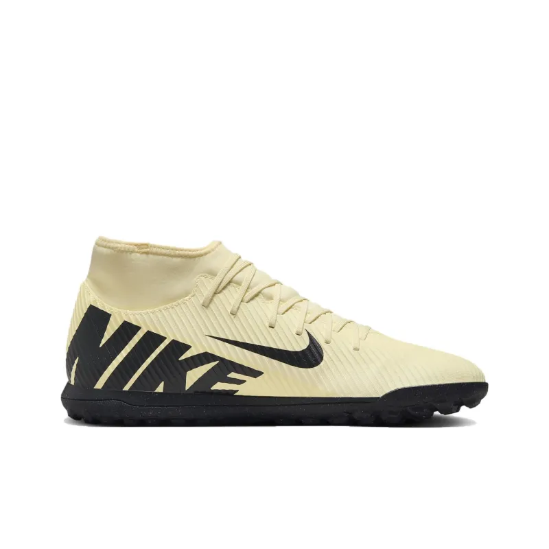 Nike Mercurial Superfly 9 IC/IN Breathable Coverage Soccer Shoes Men's Beige Black-1