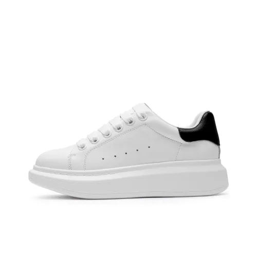 Desai Skateboard Shoes Women's Low-Top White/Black