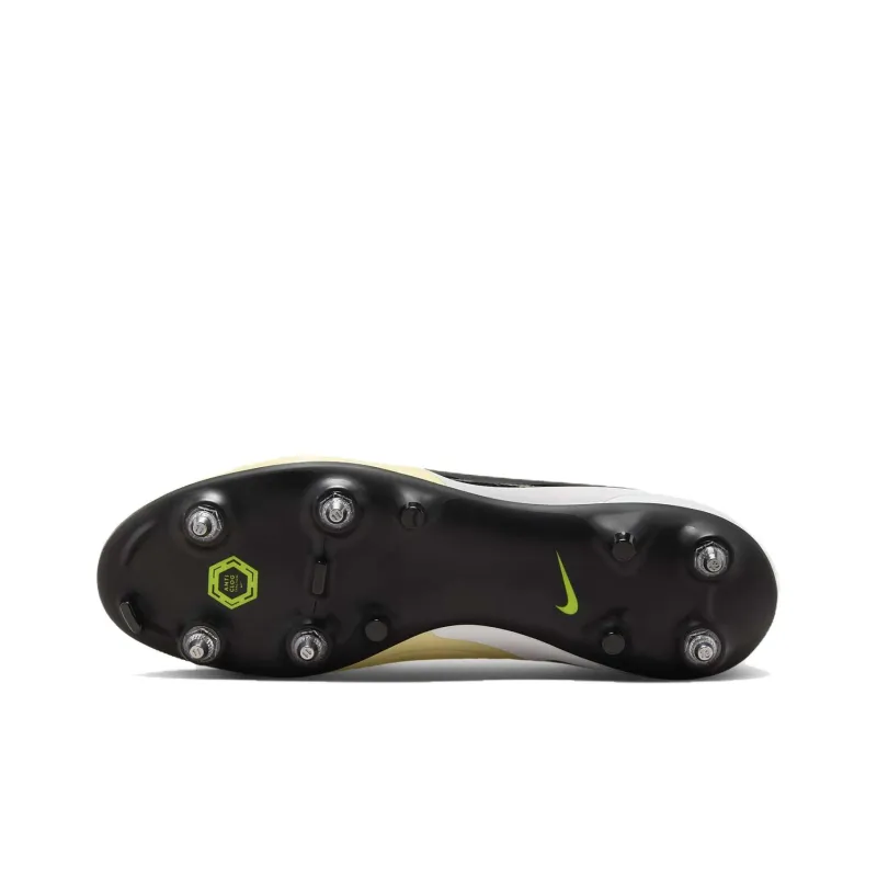 Nike Tiempo Legend 10 SG Metal Long Studs Durable Breathable Soccer Shoes Men's Ecru-5