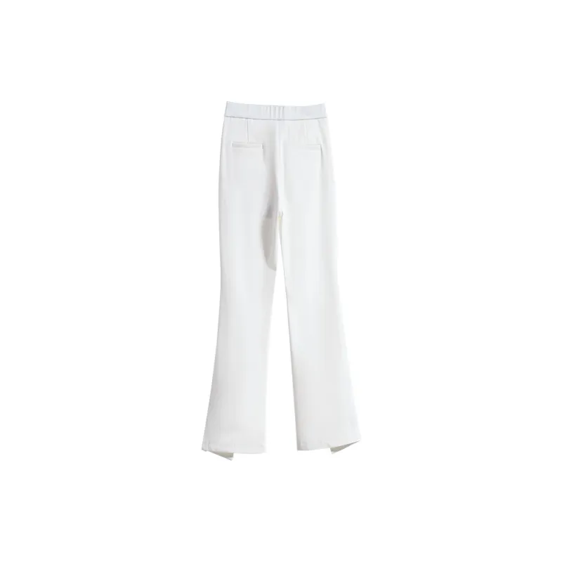 0571 Family Casual Pants Women's White-1