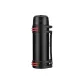 Black 1000ML[Press Lid+Drinking Bowl+Bib & Brace]