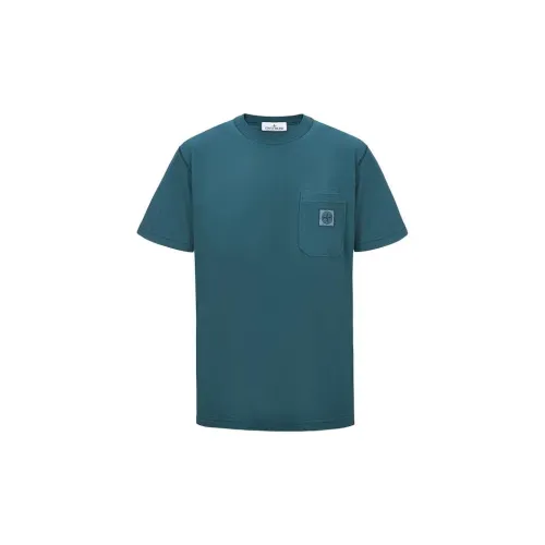 STONE ISLAND T-Shirts Men Dark Green