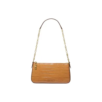MICHAEL KORS Cow Leather Handbag, Shoulder Bag Medium Size Women's Peanut