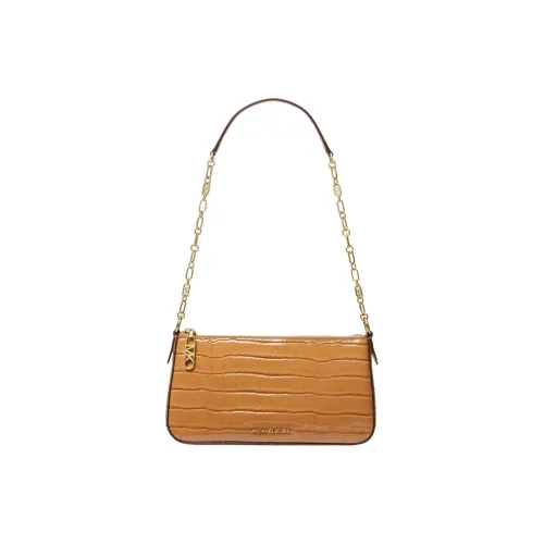 MICHAEL KORS Cow Leather Handbag, Shoulder Bag Medium Size Women's Peanut
