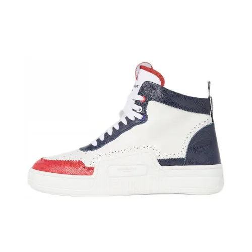 THOM BROWNE Skateboard Shoes Men High-Top Blue