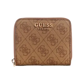 GUESS Artificial Leather Wallet Small Size Women's Brown