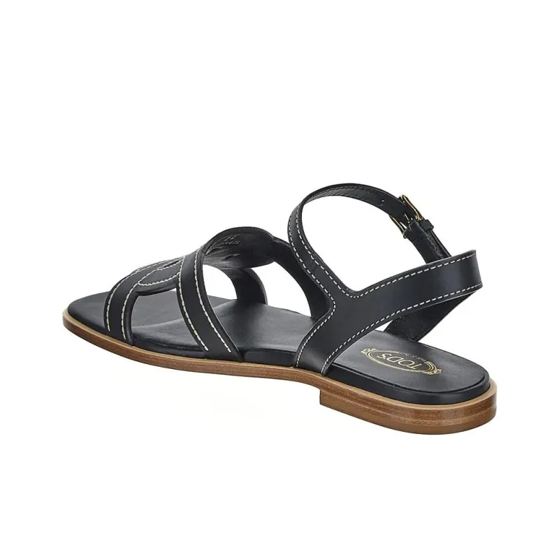 TOD'S Kate Contrast Stitched Sandals Women's-3