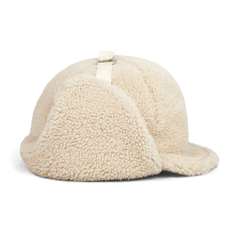 CELINE Triomphe Shapka In Shearling-2