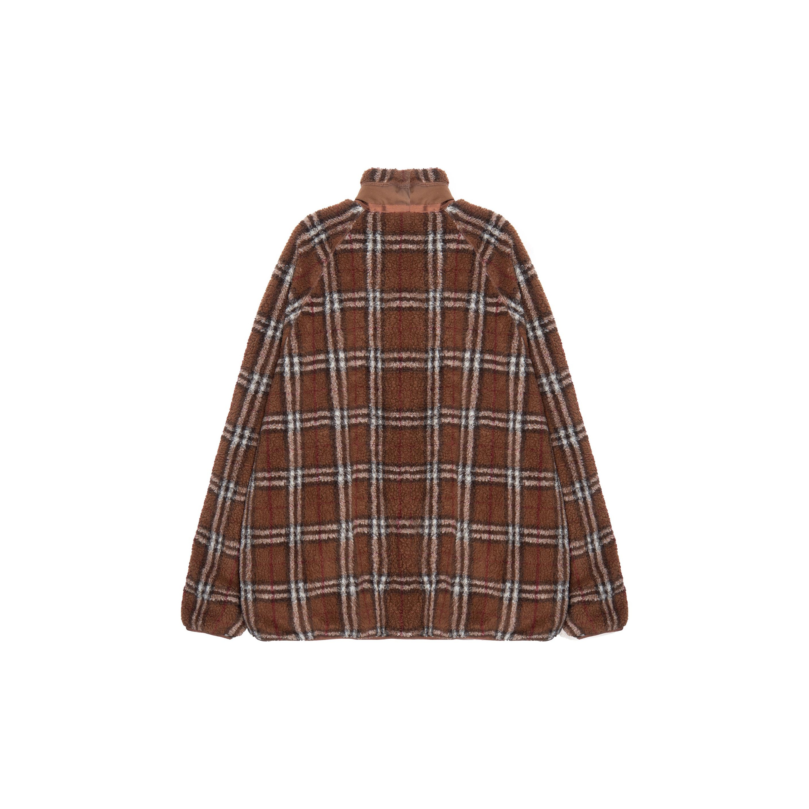 ジャケットその他 BURBERRY Men Jacket 8079388A1366 BROWN Burberry Checkered Down Jacket Nylon Black Khaki Brown