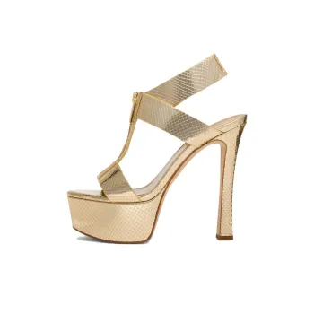 MICHAEL KORS Berkley Strap Sandals 13cm Women's Gold