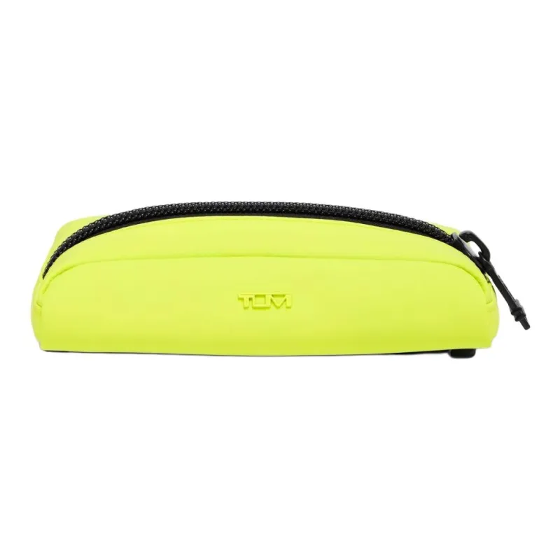 TUMI Fabric Pencil Case Makeup Bag Storage Bag Small Size Unisex Green-0