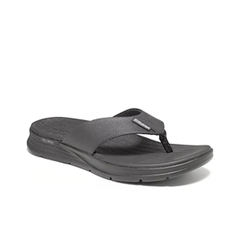Skechers Go Consistent Sandal Quiet Slide Slippers Men's Gray-3