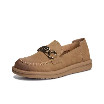 Help Loafers Women's Brown, Yellow