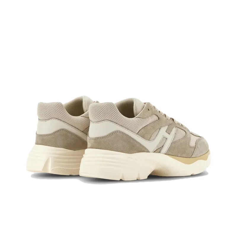 HOGAN H Logo Patch Panelled Sneakers-3
