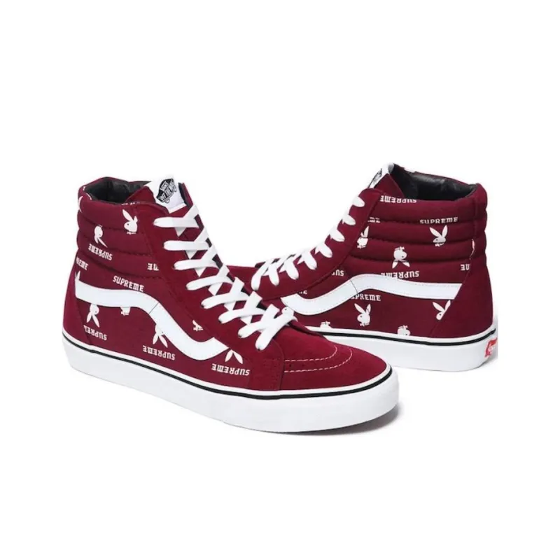 Vans Sk8 Hi Supreme X Playboy Burgundy-3