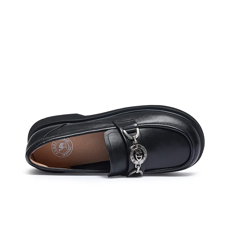CAMEL Loafers Women's Black/Beige-3