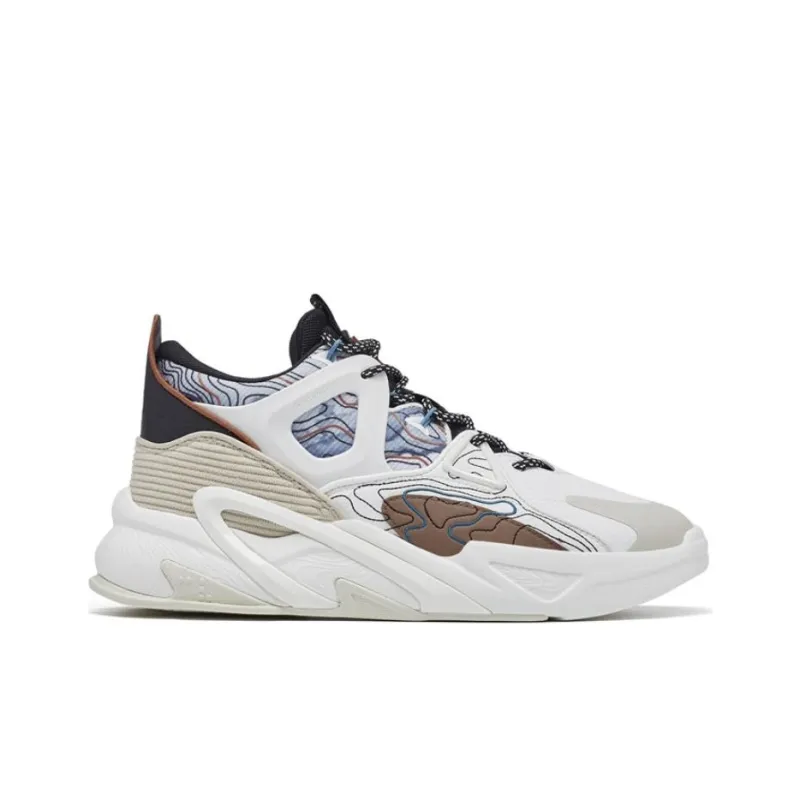 XTEP Fengxing Wear Resistant Mid Top Casual Shoes Men's Clay-1