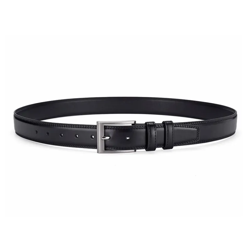 NIUMJ Pin Buckle Korean Style Student Minimalist Trendy Decoration Set Leather Belts Women's Width 2.8CM-0
