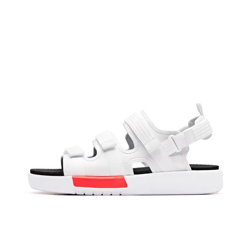 Anta Life Collection Beach Sandals Men's White Red-0