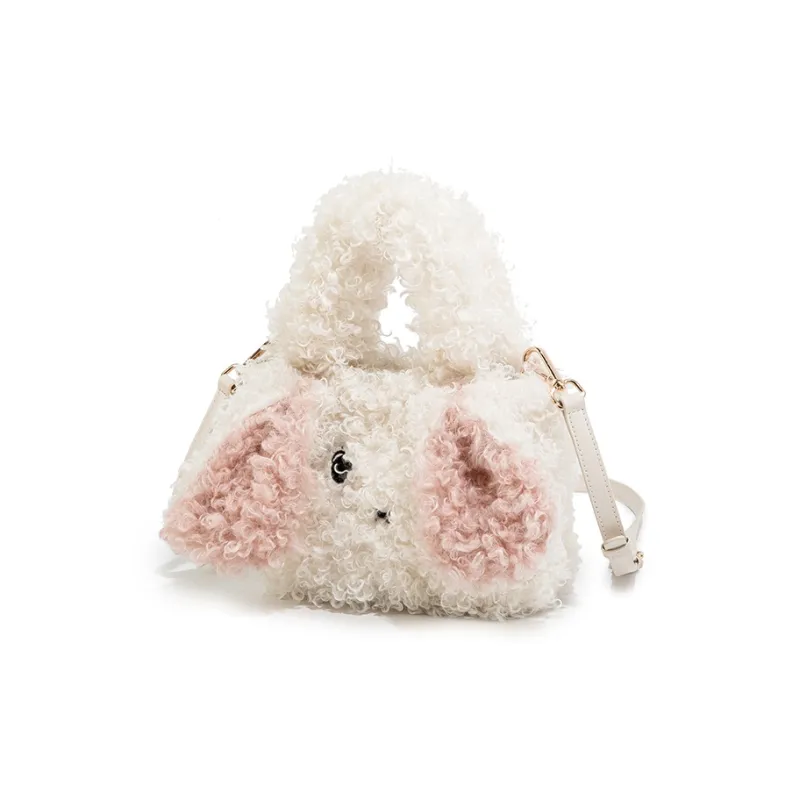 MACKJANICE Handbags Ecru & Pink-1