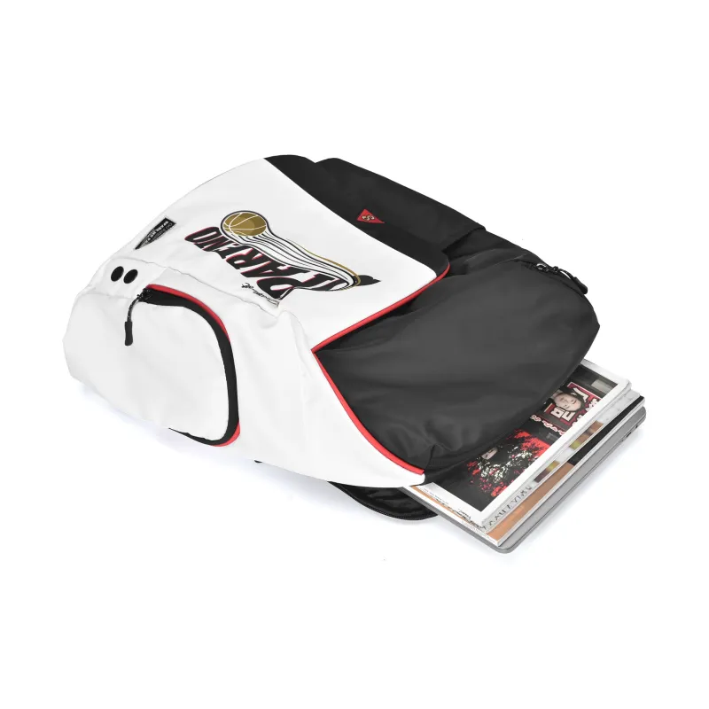 8atheist Sparenopains X DRA Collaboration Polyester Basketball Bag Backpack Large Size Unisex White-5