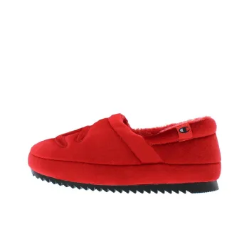 Champion Cushioned Slip Resistant Warm Low Top Casual Shoes Women's Red Black