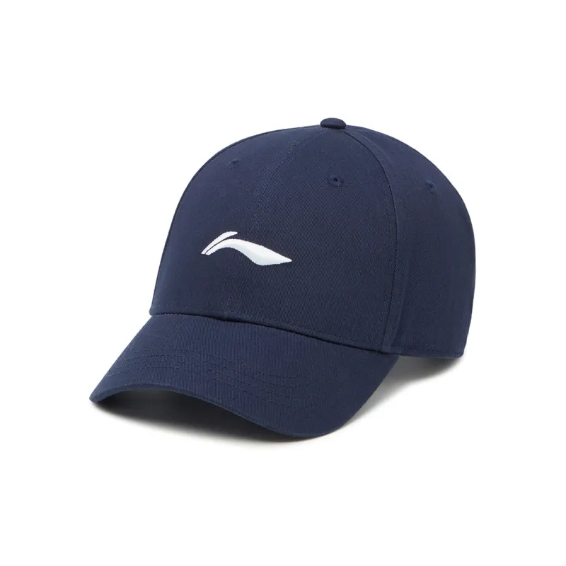 LiNing Cotton Baseball Cap Baseball Cap Sports Cap Unisex Navy Blue-0