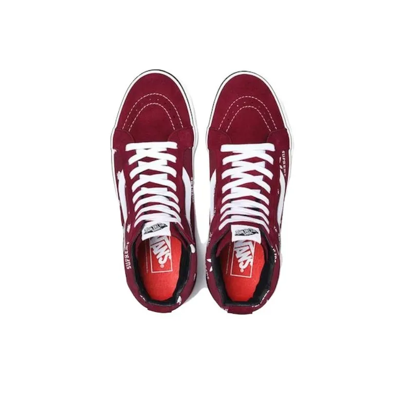Vans Sk8 Hi Supreme X Playboy Burgundy-2