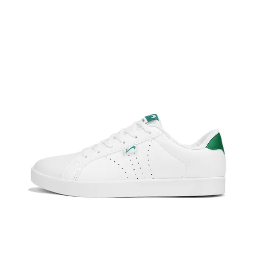 K-bird Skateboard Shoes Unisex Low-Top White/Green