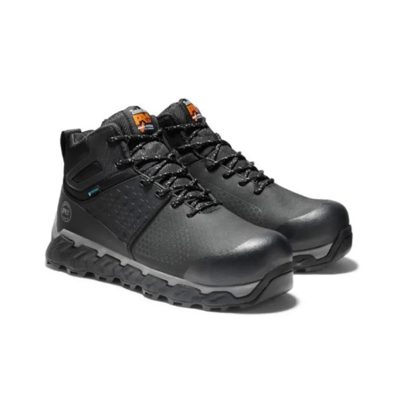 Timberland Powertrain Wear Resistant Cushioning Water Resistant Ankle Length Outdoor Boots Men's Black-2