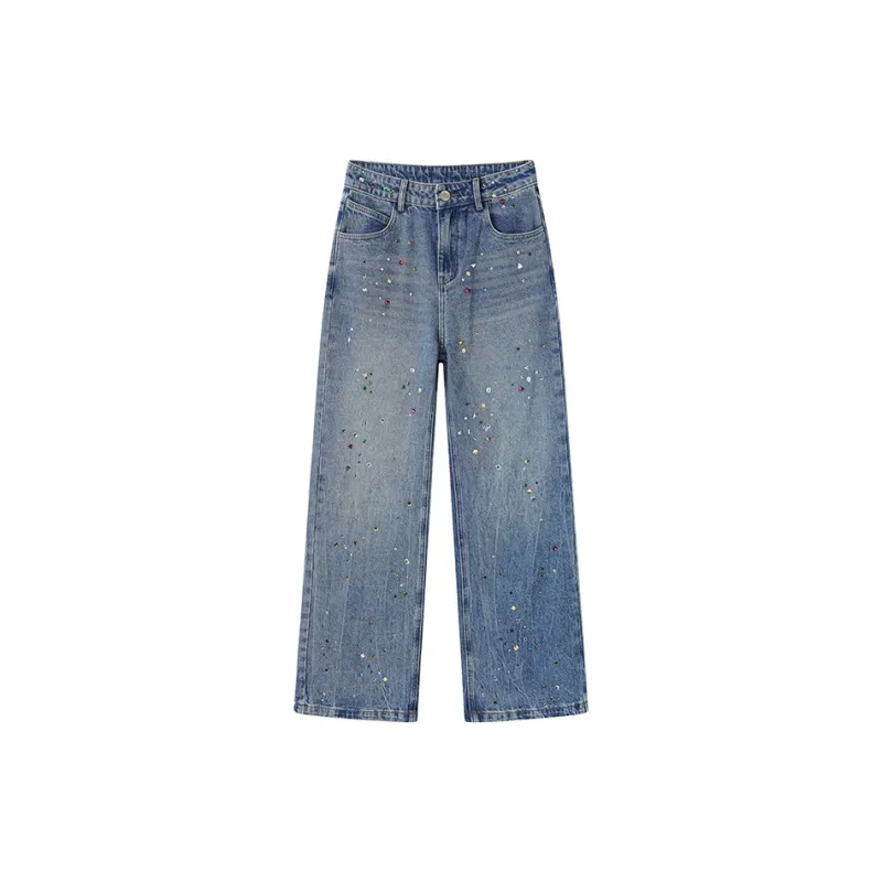 GREEN BELT Jeans Women's Denim Blue-1