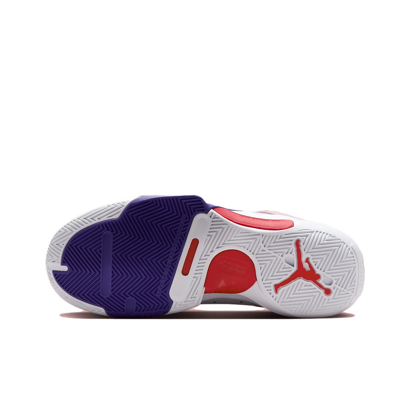 JORDAN One Take 5 Basketball Shoes Men Low-Top White Pink