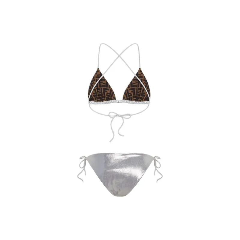 FENDI SS24 Bikini Women's Silver-2