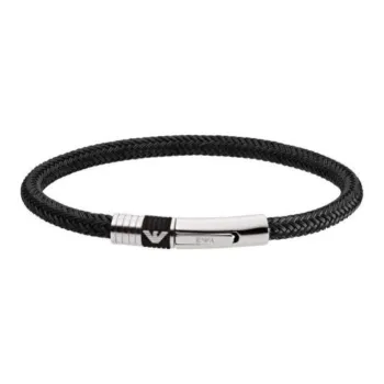 EMPORIO ARMANI Nylon Bracelets Men's Black