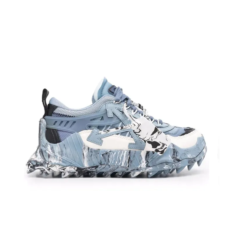 OFF-WHITE ODSY Low-Top Casual Shoes Women's Blue-1